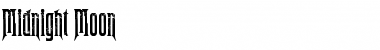 Download Midnight Moon Font Download Midnight Moon Font