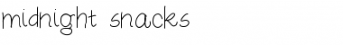 Download midnight snacks Font Download midnight snacks Font