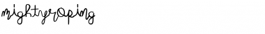 Download mightyroping Font Download mightyroping Font