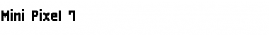 Download Mini Pixel-7 Font Download Mini Pixel-7 Font