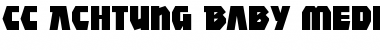 Download CC Achtung Baby Font Download CC Achtung Baby Font