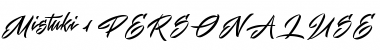 Download Mistuki 1 PERSONAL USE Font Download Mistuki 1 PERSONAL USE Font