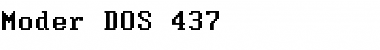 Download Moder DOS 437 Font Download Moder DOS 437 Font