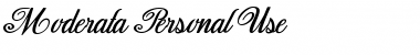 Download Moderata Personal Use Font Download Moderata Personal Use Font