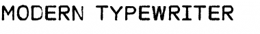 Download MODERN TYPEWRITER Font Download MODERN TYPEWRITER Font