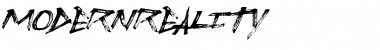 Download ModernReality Font Download ModernReality Font