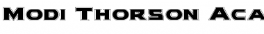 Download Modi Thorson Academy Font Download Modi Thorson Academy Font
