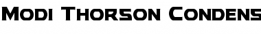 Download Modi Thorson Condensed Font Download Modi Thorson Condensed Font