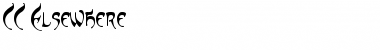 Download CC Elsewhere Font Download CC Elsewhere Font