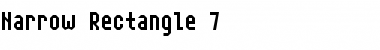 Download Narrow Rectangle-7 Font Download Narrow Rectangle-7 Font