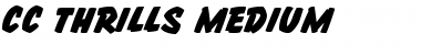 Download CC Thrills Font Download CC Thrills Font