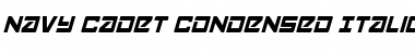 Download Navy Cadet Condensed Italic Font Download Navy Cadet Condensed Italic Font