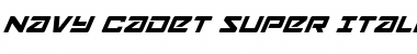 Download Navy Cadet Super-Italic Font Download Navy Cadet Super-Italic Font