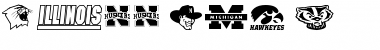 Download NCAA Big 10 Font Download NCAA Big 10 Font