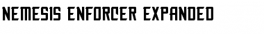 Download Nemesis Enforcer Expanded Font Download Nemesis Enforcer Expanded Font