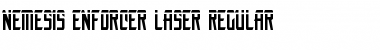Download Nemesis Enforcer Laser Font Download Nemesis Enforcer Laser Font