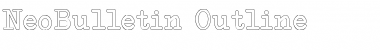 Download NeoBulletin Outline Font Download NeoBulletin Outline Font