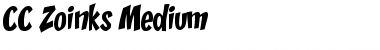 Download CC Zoinks Font Download CC Zoinks Font