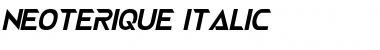 Download NEOTERIQUE Font Download NEOTERIQUE Font