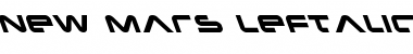 Download New Mars Leftalic Font Download New Mars Leftalic Font