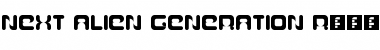 Download NEXT ALIEN GENERATION Font Download NEXT ALIEN GENERATION Font