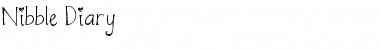 Download Nibble Diary Font Download Nibble Diary Font