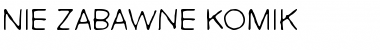 Download Nie Zabawne Komik Font Download Nie Zabawne Komik Font