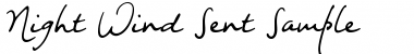 Download Night Wind Sent Sample Font Download Night Wind Sent Sample Font