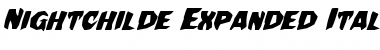 Download Nightchilde Expanded Italic Font Download Nightchilde Expanded Italic Font