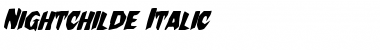 Download Nightchilde Italic Font Download Nightchilde Italic Font