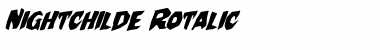 Download Nightchilde Rotalic Font Download Nightchilde Rotalic Font
