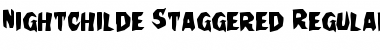 Download Nightchilde Staggered Font Download Nightchilde Staggered Font