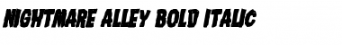 Download Nightmare Alley Bold Italic Font Download Nightmare Alley Bold Italic Font