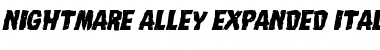 Download Nightmare Alley Expanded Italic Font Download Nightmare Alley Expanded Italic Font