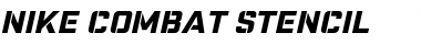 Download Nike Combat Stencil Font Download Nike Combat Stencil Font
