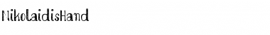 Download NikolaidisHand Font Download NikolaidisHand Font