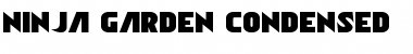 Download Ninja Garden Condensed Font Download Ninja Garden Condensed Font