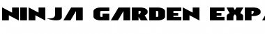 Download Ninja Garden Expanded Font Download Ninja Garden Expanded Font