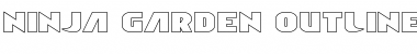 Download Ninja Garden Outline Font Download Ninja Garden Outline Font
