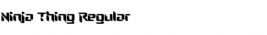 Download Ninja Thing Font Download Ninja Thing Font