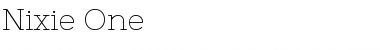 Download Nixie One Font Download Nixie One Font