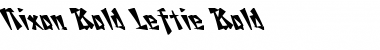 Download Nixon Bold Leftie Font Download Nixon Bold Leftie Font