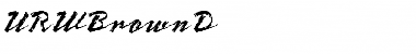 Download URWBrownD Font Download URWBrownD Font