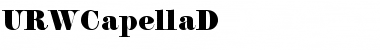 Download URWCapellaD Font Download URWCapellaD Font