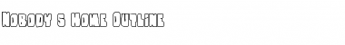 Download Nobody's Home Outline Font Download Nobody's Home Outline Font