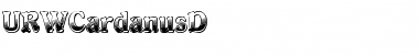 Download URWCardanusD Font Download URWCardanusD Font