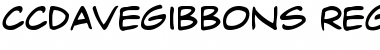 Download CCDaveGibbons Font Download CCDaveGibbons Font