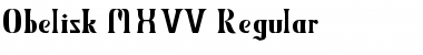 Download Obelisk MXVV Font Download Obelisk MXVV Font