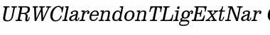 Download URWClarendonTLigExtNar Font Download URWClarendonTLigExtNar Font