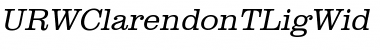 Download URWClarendonTLigWid Font Download URWClarendonTLigWid Font